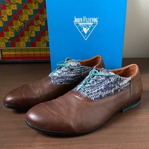 Men's Fluevog North Hampton Oxford "Duston" Shoe - Size US 12 - Dress Shoe